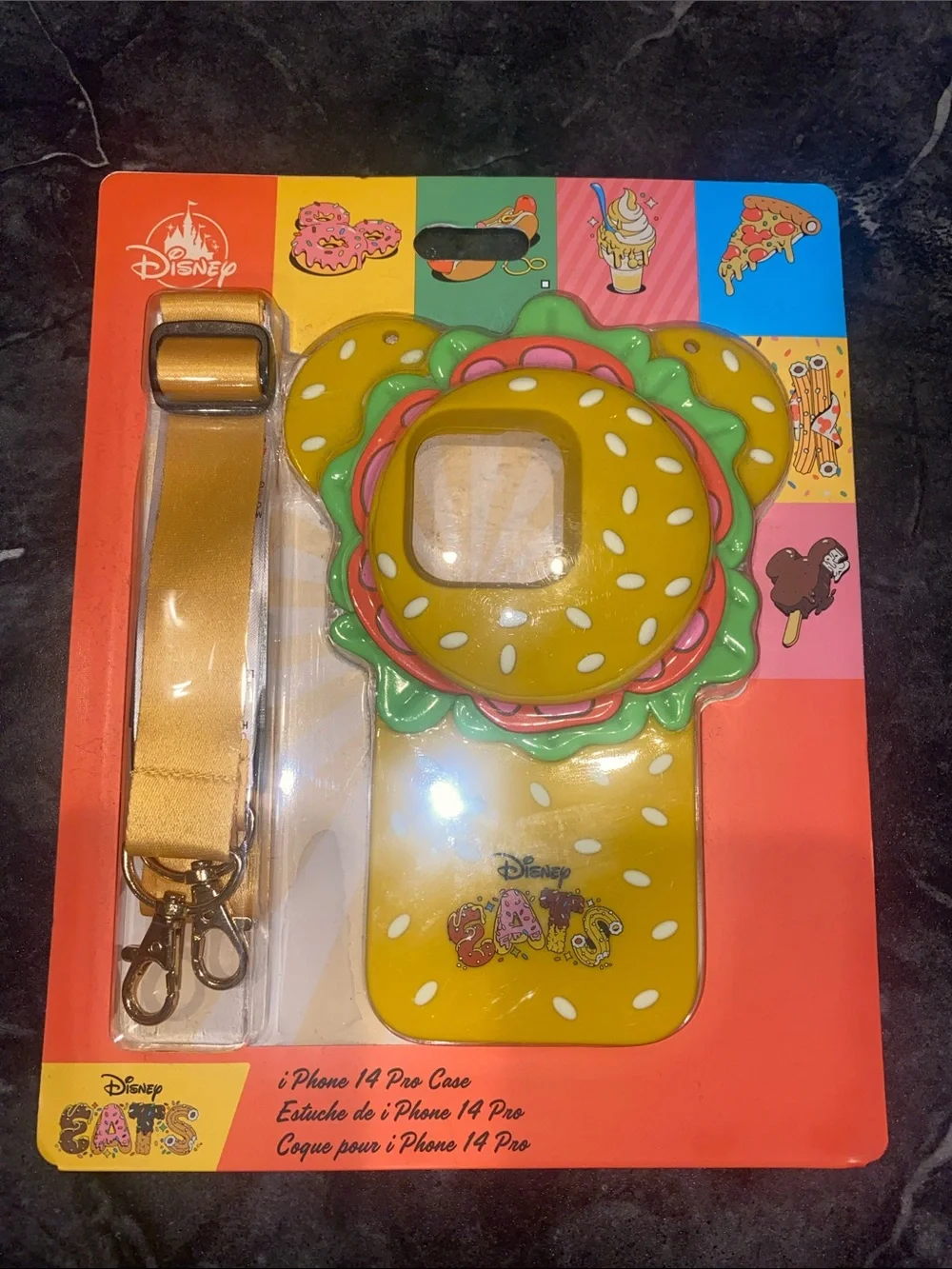 Disney Eats iPhone 14 Pro 🍔 Case With Strap